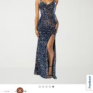 B. Smart Vibrant Multicolor Maxi Dress